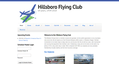 Desktop Screenshot of hillsboroflying.org